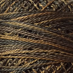 Valdani Variegated 3 Strand Ball Cotton Floss - 30yd / P9 Bronze