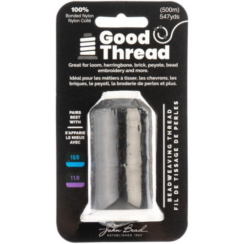 John Bead Good Thread Black 500m Spool