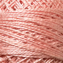 Valdani Solid Pearl Cotton Ball Size 8 - 73yd / 69 Blush