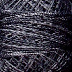 Valdani Variegated Pearl Cotton Ball Size 8 - 73yd / O126 Old Cottage Gray