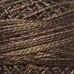 Valdani Variegated Pearl Cotton Ball Size 8 - 73yd / O196 Muddy Bark