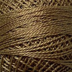 Valdani Solid Pearl Cotton Ball Size 12 - 109yd / 852 Antique Gold Medium