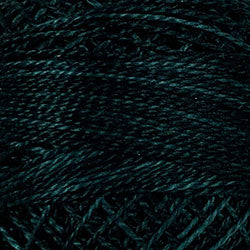 Valdani Variegated Pearl Cotton Ball Size 12 - 109yd / O572 Blue Blackbird