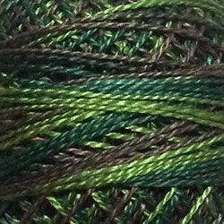 Valdani Variegated Pearl Cotton Ball Size 8 - 73yd / M82 Backyard Greenfield