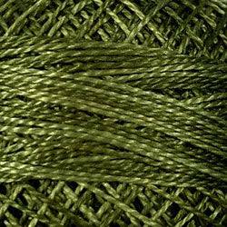 Valdani Variegated Pearl Cotton Ball Size 5 - 46yd / H202 Withered Green