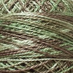 Valdani Variegated Pearl Cotton Ball Size 5 - 46yd / JP9 Herb Garden