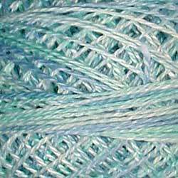 Valdani Variegated Pearl Cotton Ball Size 5 - 46yd / M24 Water Reflections