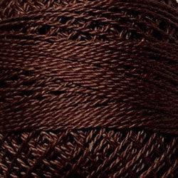 Valdani Solid Pearl Cotton Ball Size 5 - 46yd / 171 Rich Brown Light