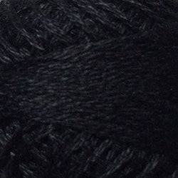 Valdani Solid 3 Strand Ball Cotton Floss - 30yd / 1 Black