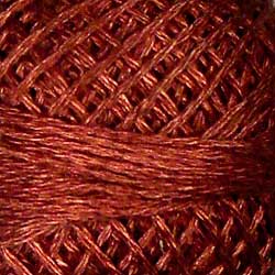 Valdani Solid 3 Strand Ball Cotton Floss - 30yd / 813 Brick Dark