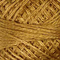 Valdani Solid 3 Strand Ball Cotton Floss - 30yd / 852 Antique Gold Medium