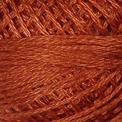 Valdani Solid 3 Strand Ball Cotton Floss - 30yd / 863 Faded Rust Dark