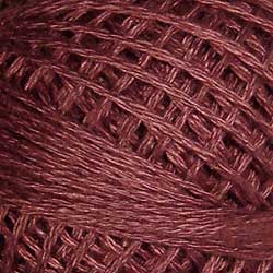 Valdani Solid 3 Strand Ball Cotton Floss - 30yd / 883 Distant Mauve Dark