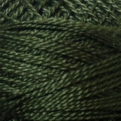 Valdani Solid Pearl Cotton Ball Size 12 - 109yd / 893 Juniper Dark