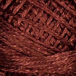 Valdani Solid 3 Strand Ball Cotton Floss - 30yd / 1642 Red Brown Med Light