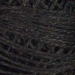 Valdani Solid 3 Strand Ball Cotton Floss - 30yd / 8112 Black Medium