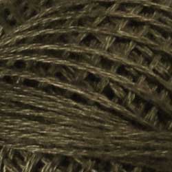 Valdani Solid 3 Strand Ball Cotton Floss - 30yd / 8121 Brown Black Light