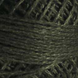 Valdani Solid 3 Strand Ball Cotton Floss - 30yd / 8122 Brown Black Medium