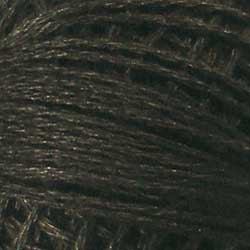 Valdani Solid 3 Strand Ball Cotton Floss - 30yd / 8123 Brown Black Dark