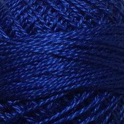 Valdani Solid Pearl Cotton Ball Size 12 - 109yd / 105 Luminous Rich Navy