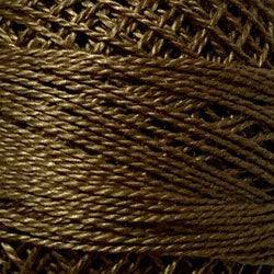 Valdani Solid Pearl Cotton Ball Size 5 - 46yd / 853 Antique Gold Dark