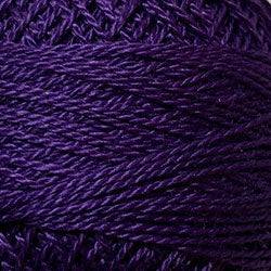 Valdani Solid Pearl Cotton Ball Size 12 - 109yd / 87 Rich Purple