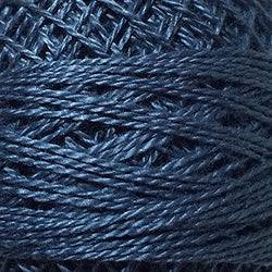 Valdani Solid Pearl Cotton Ball Size 12 - 109yd / 112 Dusty Blue