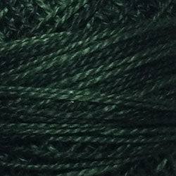 Valdani Variegated Pearl Cotton Ball Size 12 - 109yd / O41 Deep Forest Greens