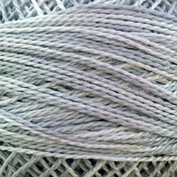 Valdani Variegated Pearl Cotton Ball Size 5 - 46yd / O122 Sky Gray