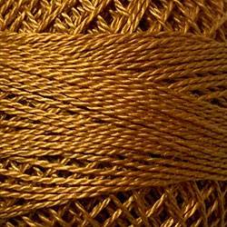 Valdani Solid Pearl Cotton Ball Size 5 - 46yd / 14 Deep Rusty Orange