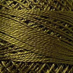 Valdani Solid Pearl Cotton Ball Size 5 - 46yd / 153 Antique Gold