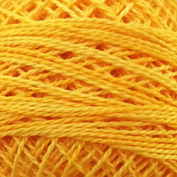 Valdani Variegated Pearl Cotton Ball Size 12 - 109yd / O12 Sunshine Glory