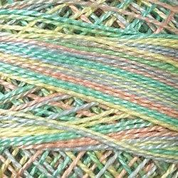 Valdani Variegated Pearl Cotton Ball Size 12 - 109yd / M38 Baby Soft Pastel