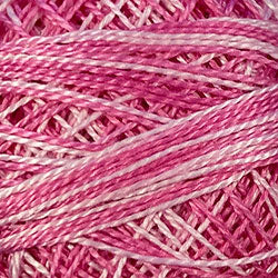 Valdani Variegated Pearl Cotton Ball Size 12 - 109yd / M14 Roses