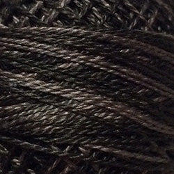 Valdani Variegated Pearl Cotton Ball Size 8 - 73yd / H212 Faded Brown