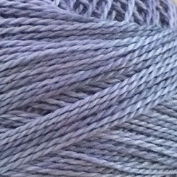 Valdani Variegated Pearl Cotton Ball Size 8 - 73yd / O120 Stormy Sky