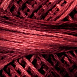 Valdani Variegated 3 Strand Ball Cotton Floss - 30yd / H204 Nostalgic Rose