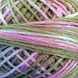 Valdani Variegated 3 Strand Ball Cotton Floss - 30yd / M63 Early Spring