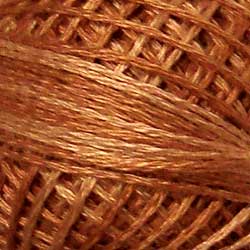 Valdani Variegated 3 Strand Ball Cotton Floss - 30yd / H206 Washed Orange