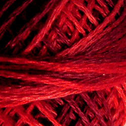 Valdani Variegated 3 Strand Ball Cotton Floss - 30yd / M66 Raspberry Fizz