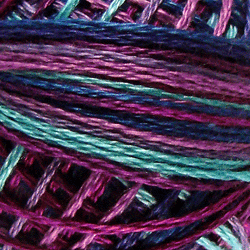 Valdani Variegated 3 Strand Ball Cotton Floss - 30yd / M33 Lollipop