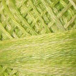 Valdani Variegated 3 Strand Ball Cotton Floss - 30yd / O543 Lime Sherbet