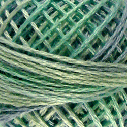 Valdani Variegated 3 Strand Ball Cotton Floss - 30yd / M24 Water Reflections