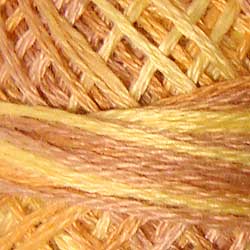 Valdani Variegated 3 Strand Ball Cotton Floss - 30yd / O581 Spun Wheat