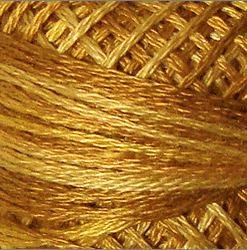 Valdani Variegated 3 Strand Ball Cotton Floss - 30yd / O571 Tea Honey