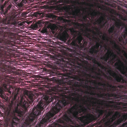 Valdani Variegated 3 Strand Ball Cotton Floss - 30yd / O86 Ripened Plum