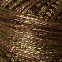 Valdani Variegated 3 Strand Ball Cotton Floss - 30yd / O574 Dried Leaves