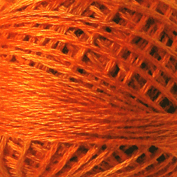 Valdani Variegated 3 Strand Ball Cotton Floss - 30yd / O244 Love of Life Beautiful Oranges