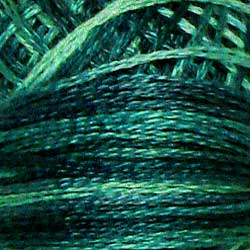 Valdani Variegated 3 Strand Ball Cotton Floss - 30yd / O550 Caribbean Blue