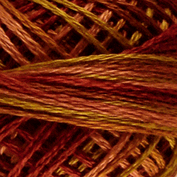 Valdani Variegated 3 Strand Ball Cotton Floss - 30yd / M37 Autumn